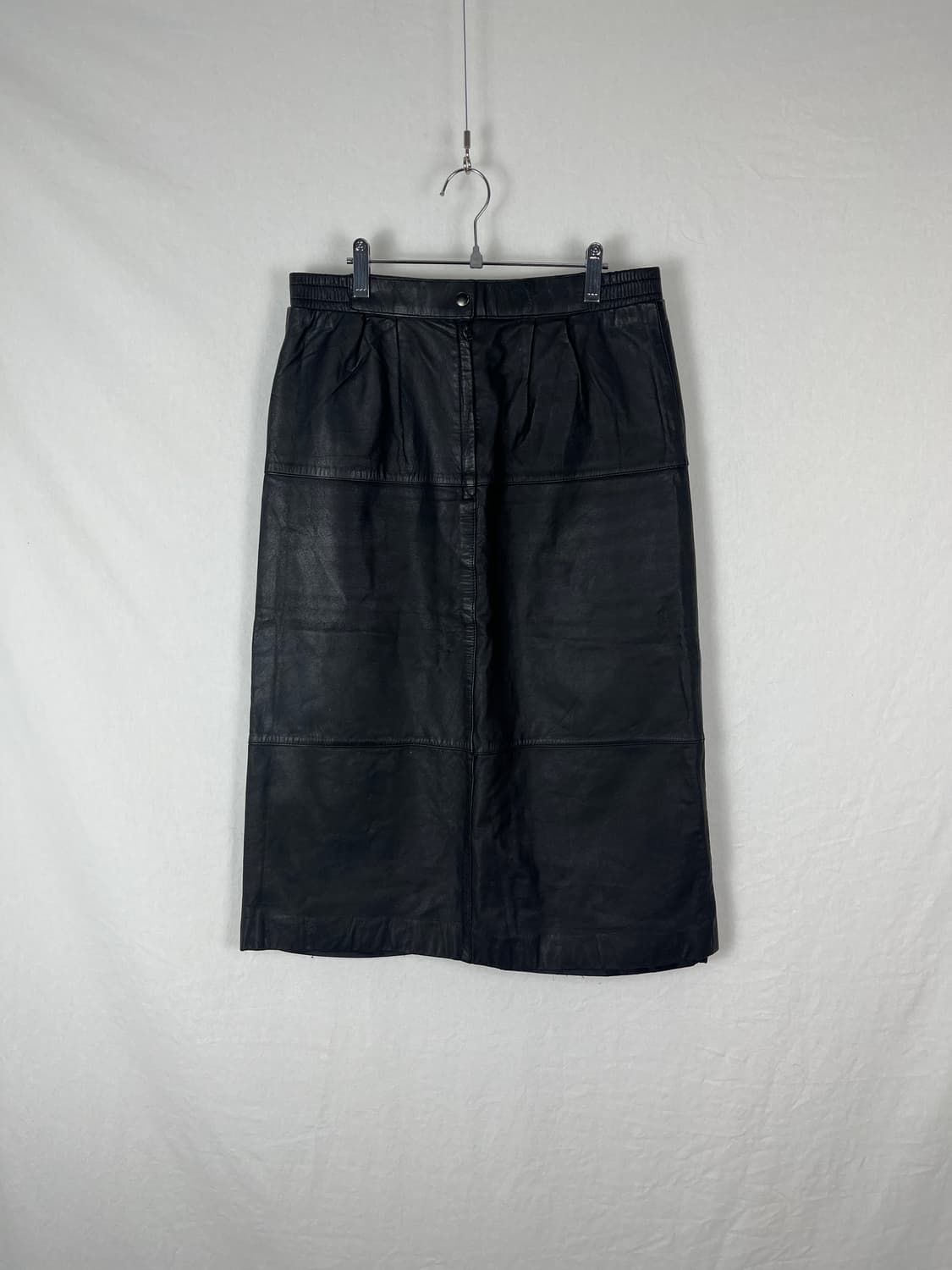 Vintage 소가죽 미디 스커트  상품이미지3