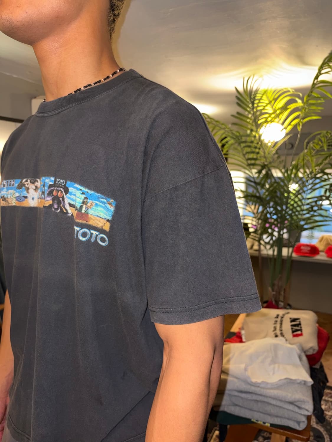 90‘s TOTO Mindfields World Tour faded T 상품이미지8