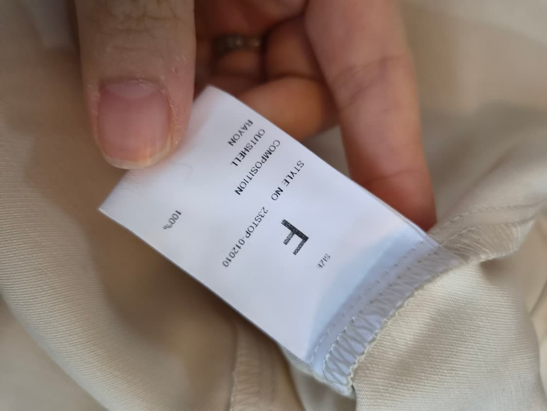 새제품)RENEJ 여성 실크긴팔블라우스 상품이미지8