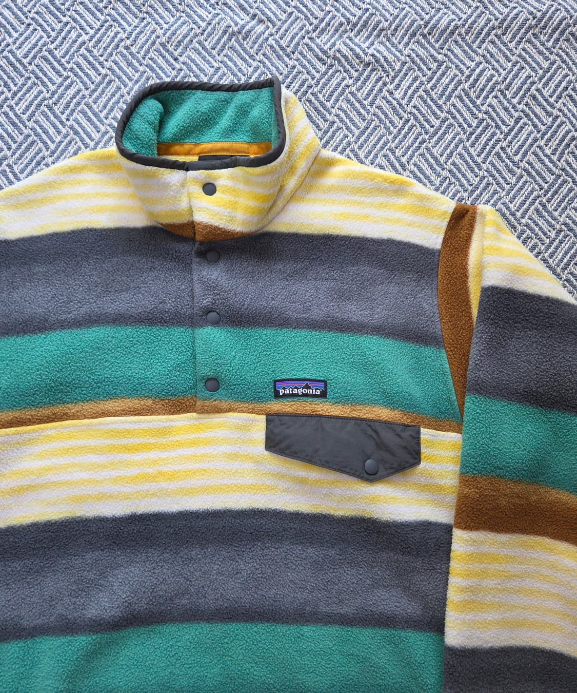 (S)파타고니아 자메이카패턴 신칠라 플리스 상품이미지2