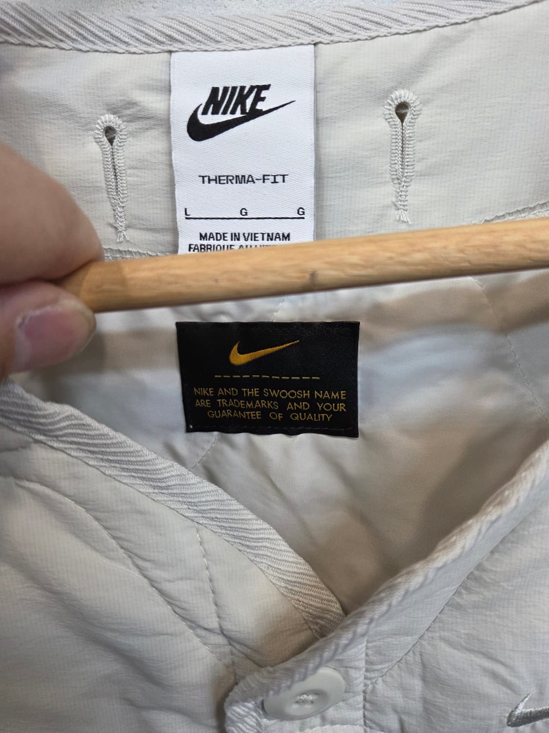 나이키 인슐레이티드 밀리터리 우븐 누빔조끼 L 상품이미지3