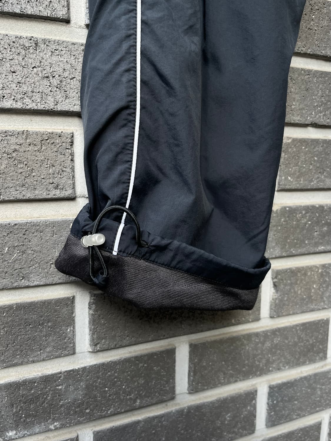 COURREGES 꾸레쥬 로고 트랙팬츠 블랙 상품이미지8