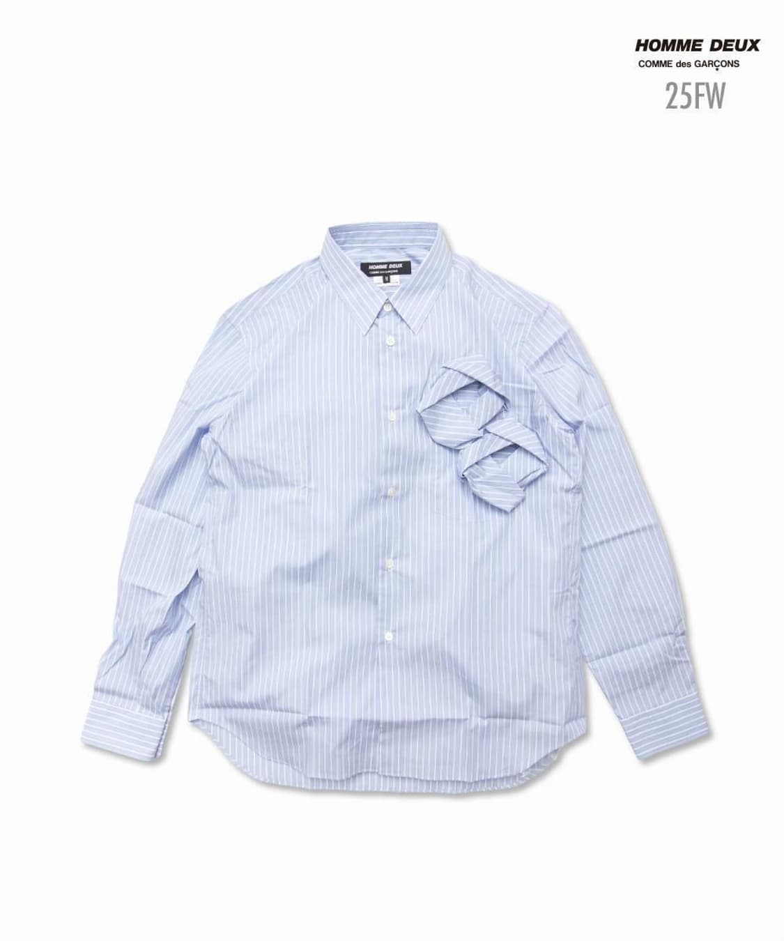 25aw 꼼데가르송 옴므듀스 입체 플라워 셔츠 xl 상품이미지1