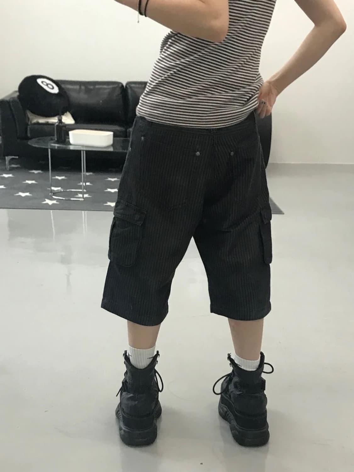 JPN 다크그레이 숏팬츠 상품이미지3