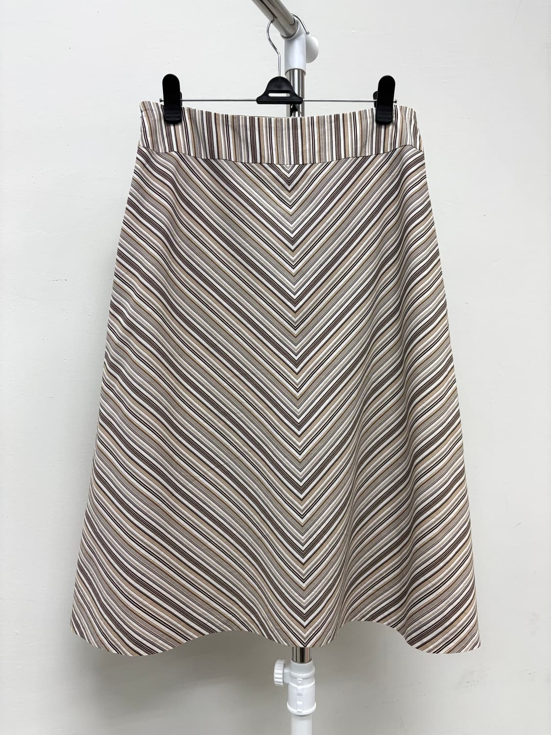 빈티지 브라운 미디 스커트 상품이미지6