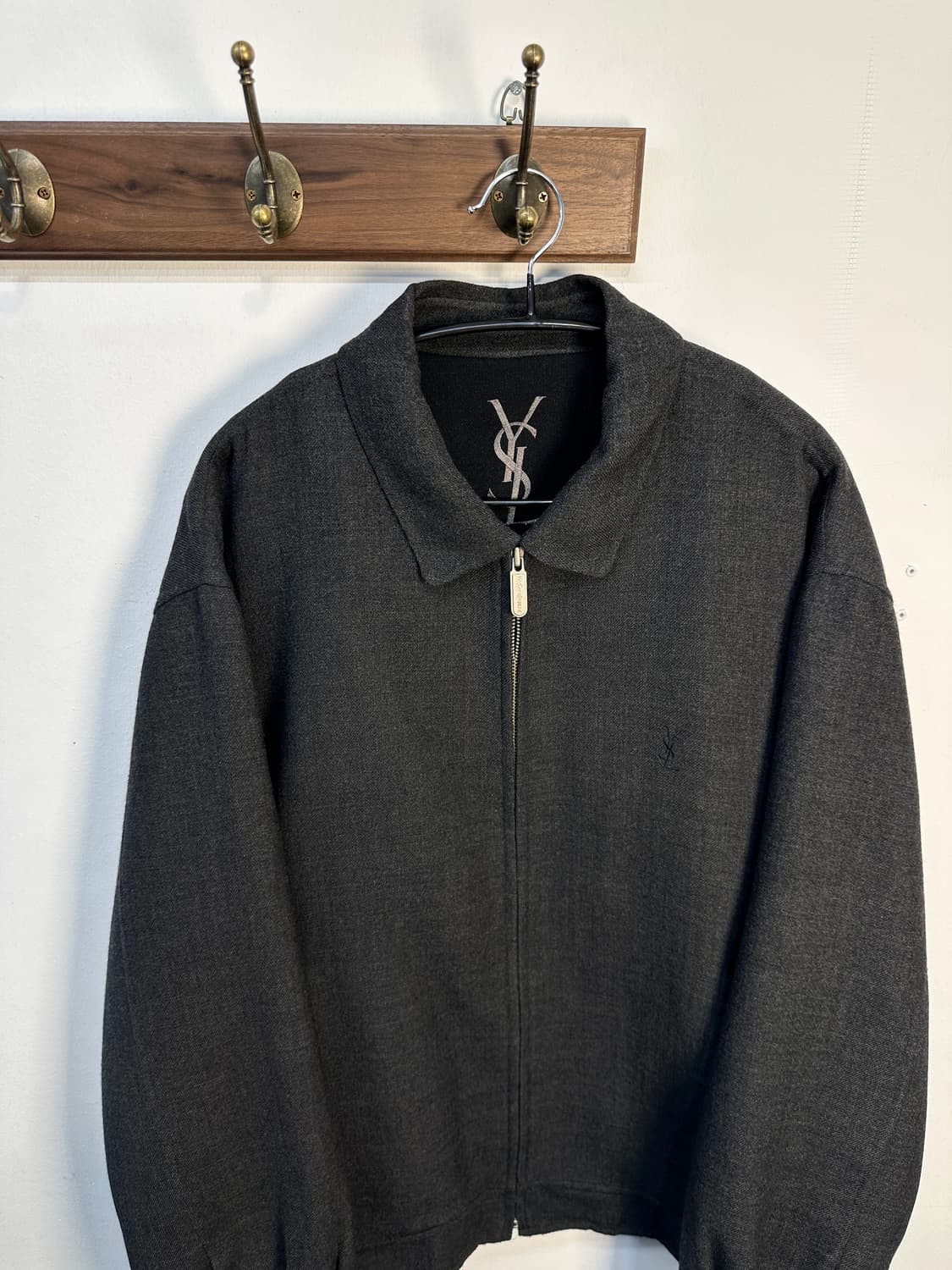 YSL 입생로랑 다크그레이 울 자켓코트110 상품이미지1