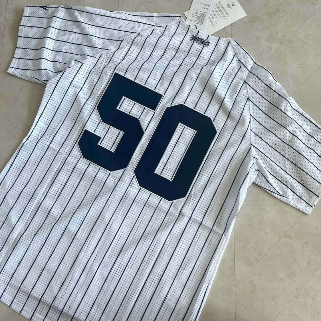 새상품(XL) 오버더피치 x 힙합50주년 야구 져지 상품이미지2