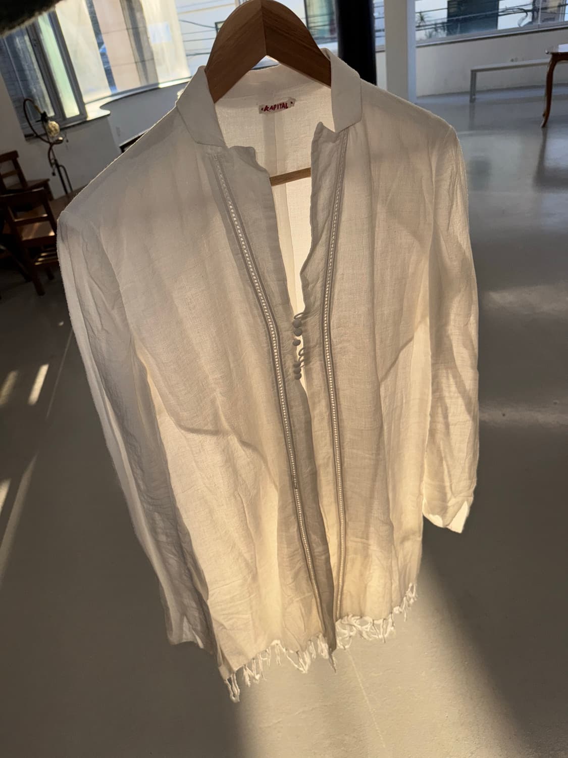 캐피탈 코튼 롱 블라우스 상품이미지6