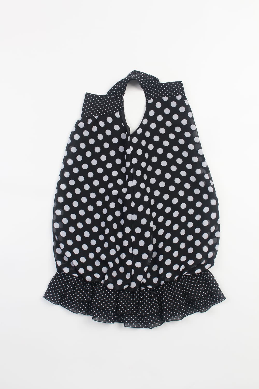 FIRST REVUE Dot Chiffon Tunic Dress 상품이미지9