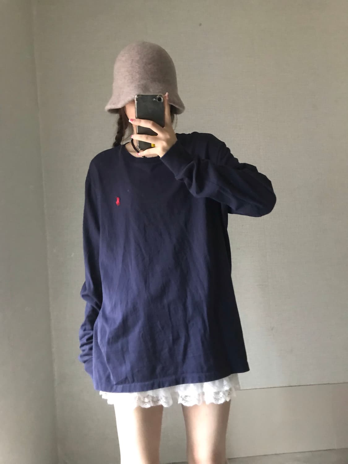 폴로 네이비 롱슬리브 상품이미지4