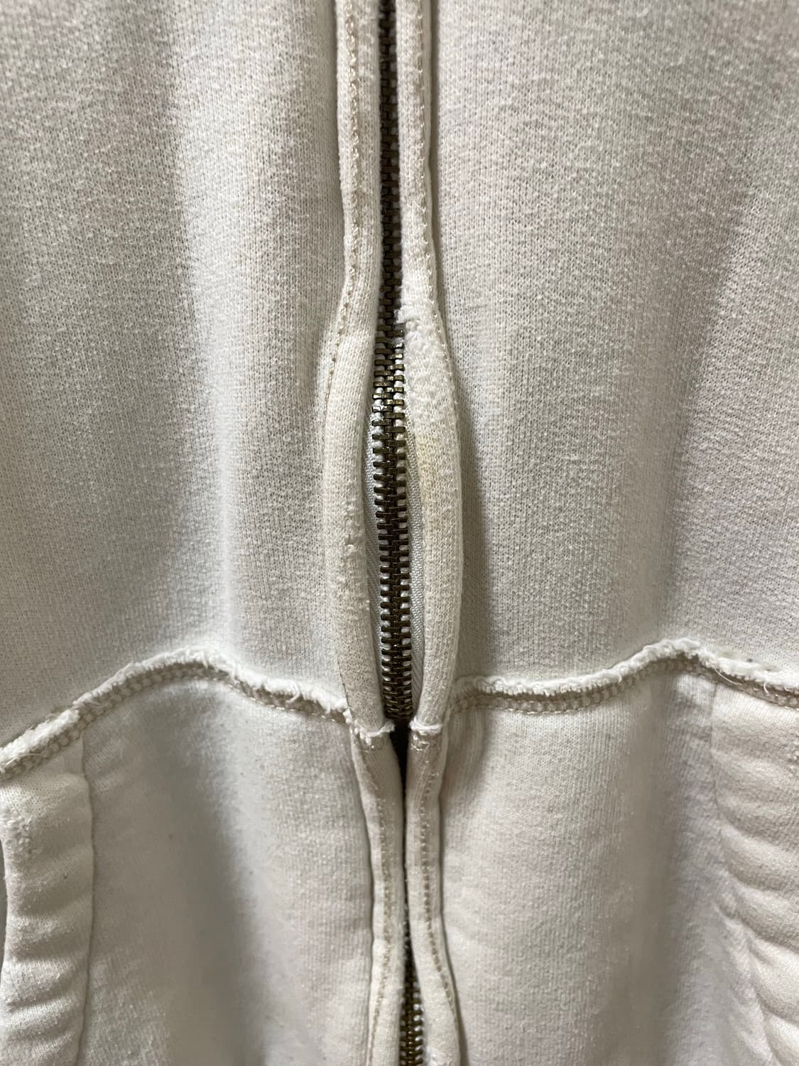 아베크롬비 후드집업 슬림핏 화이트 아이보리 상품이미지7