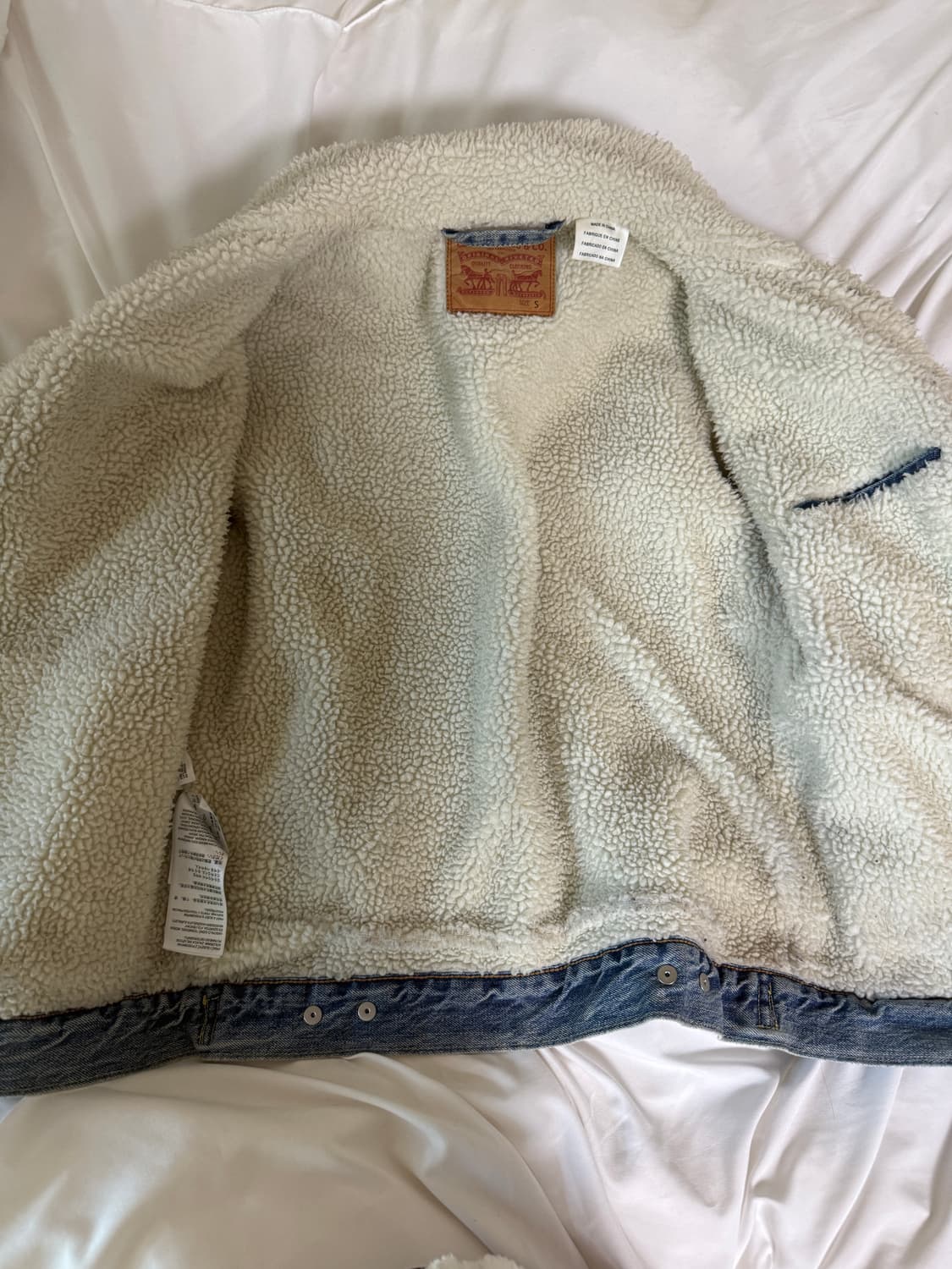 리바이스 쉐르파 데님 자켓 S 상품이미지2