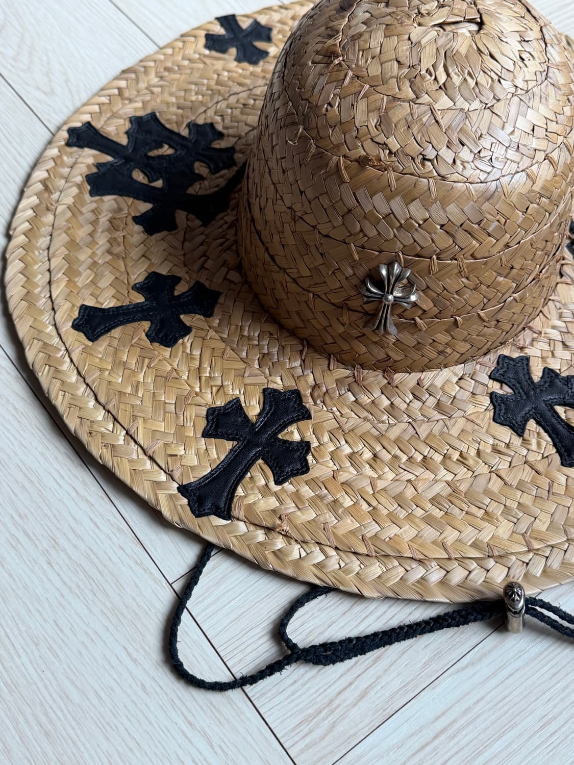 크롬하츠 세메터리 패치 라탄 모자 햇 상품이미지2