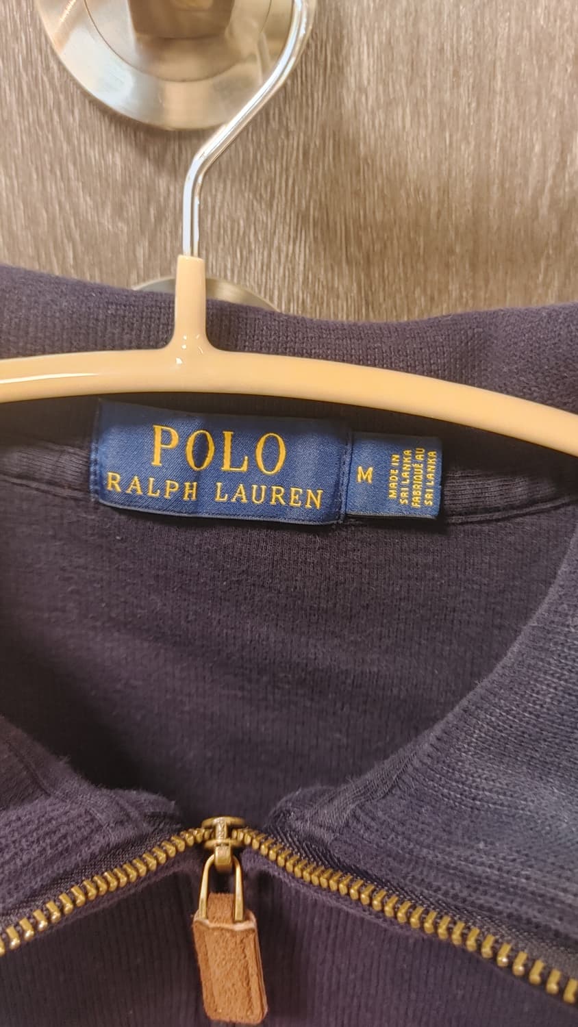 폴로 하프집업 네이비 M 상품이미지3