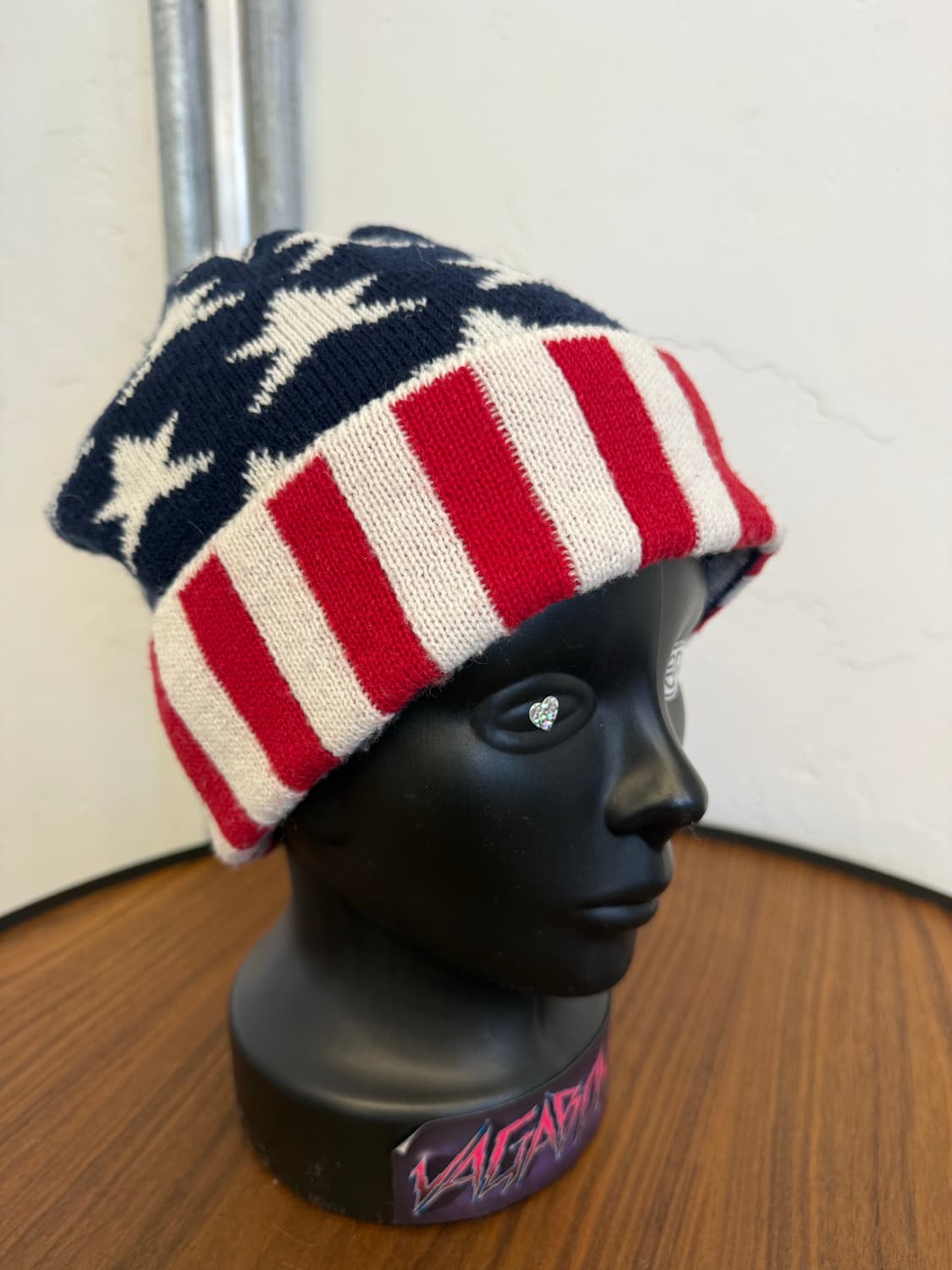 빈티지 성조기 폼폼 비니 상품이미지4