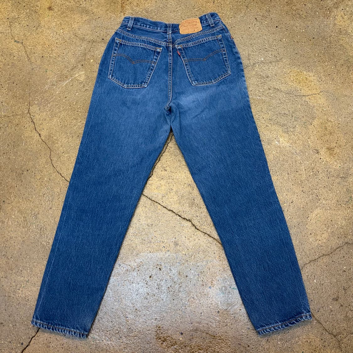 90s Made in USA 빈티지 리바이스 여성 배기핏 청바지 상품이미지5