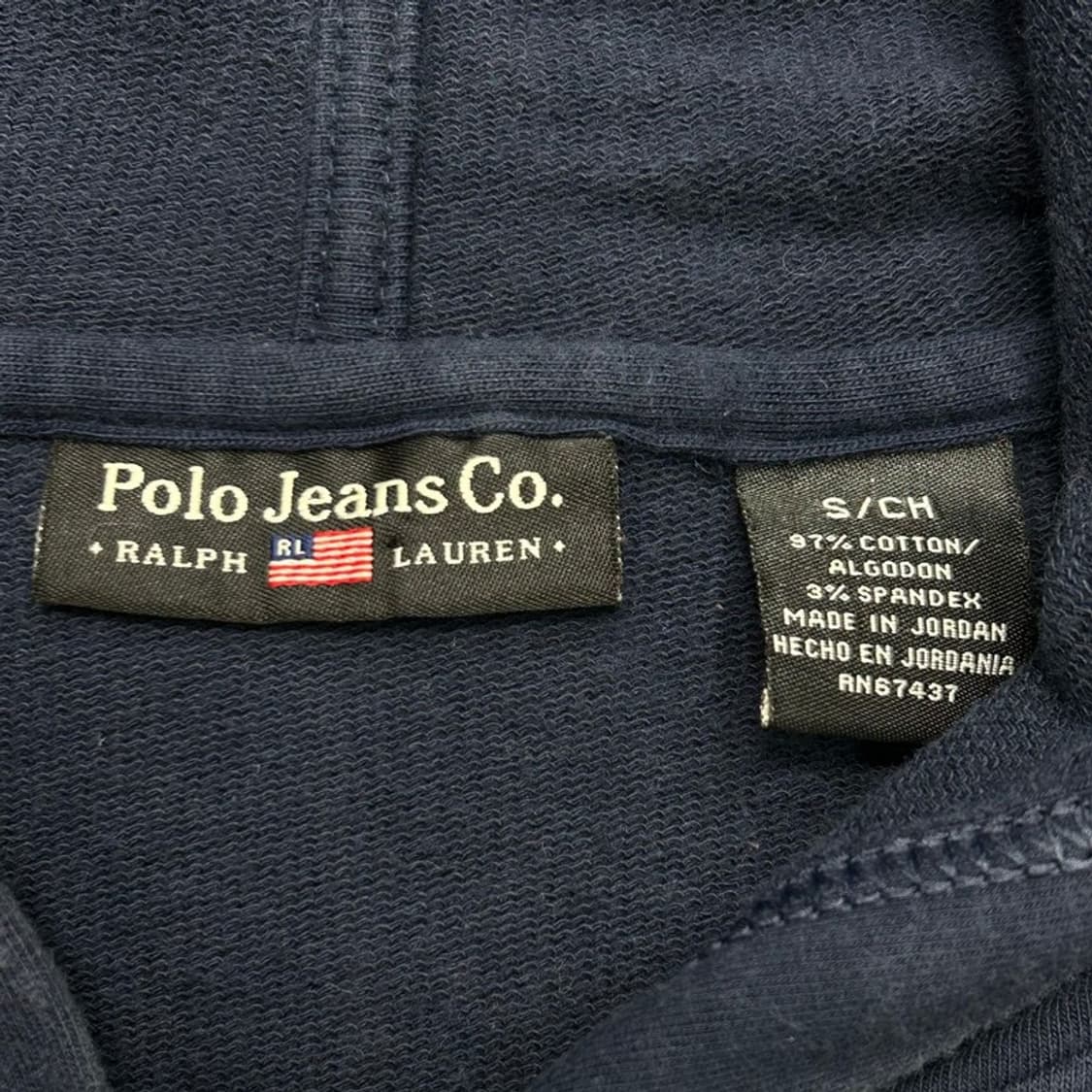 폴로진스 Flag Fleece 후드집업 S 상품이미지5