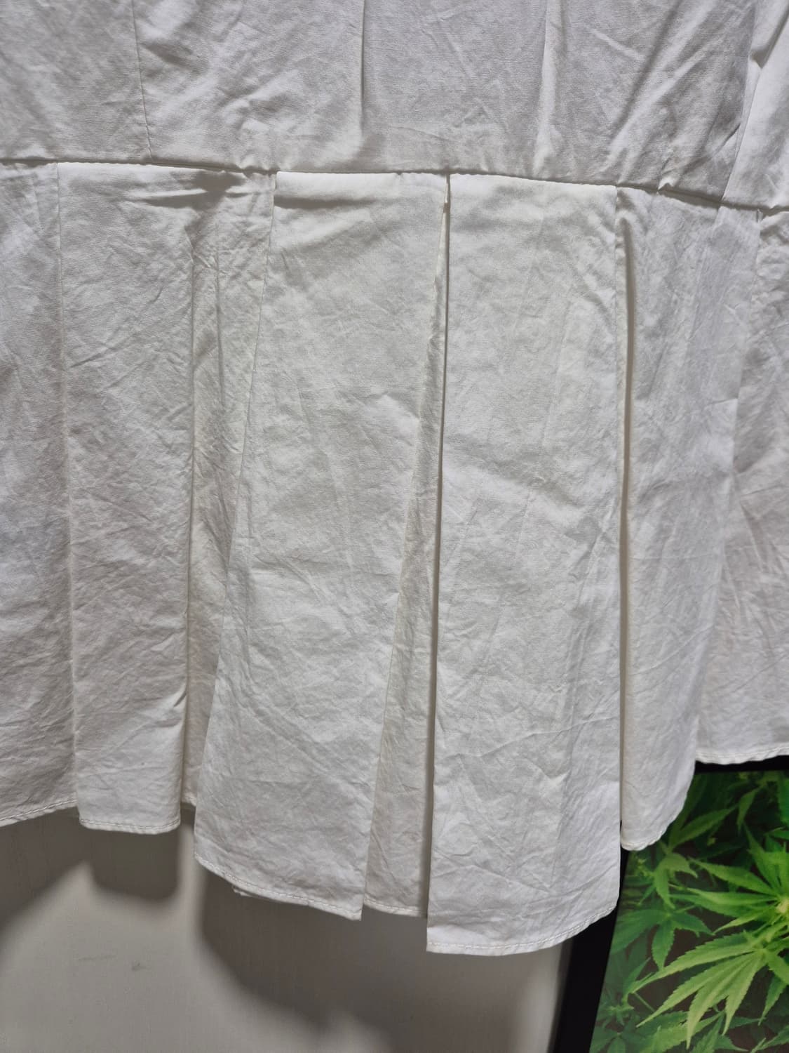 (세일)(새상품)마리끌레르 화이트 블라우스 5부 상품이미지8