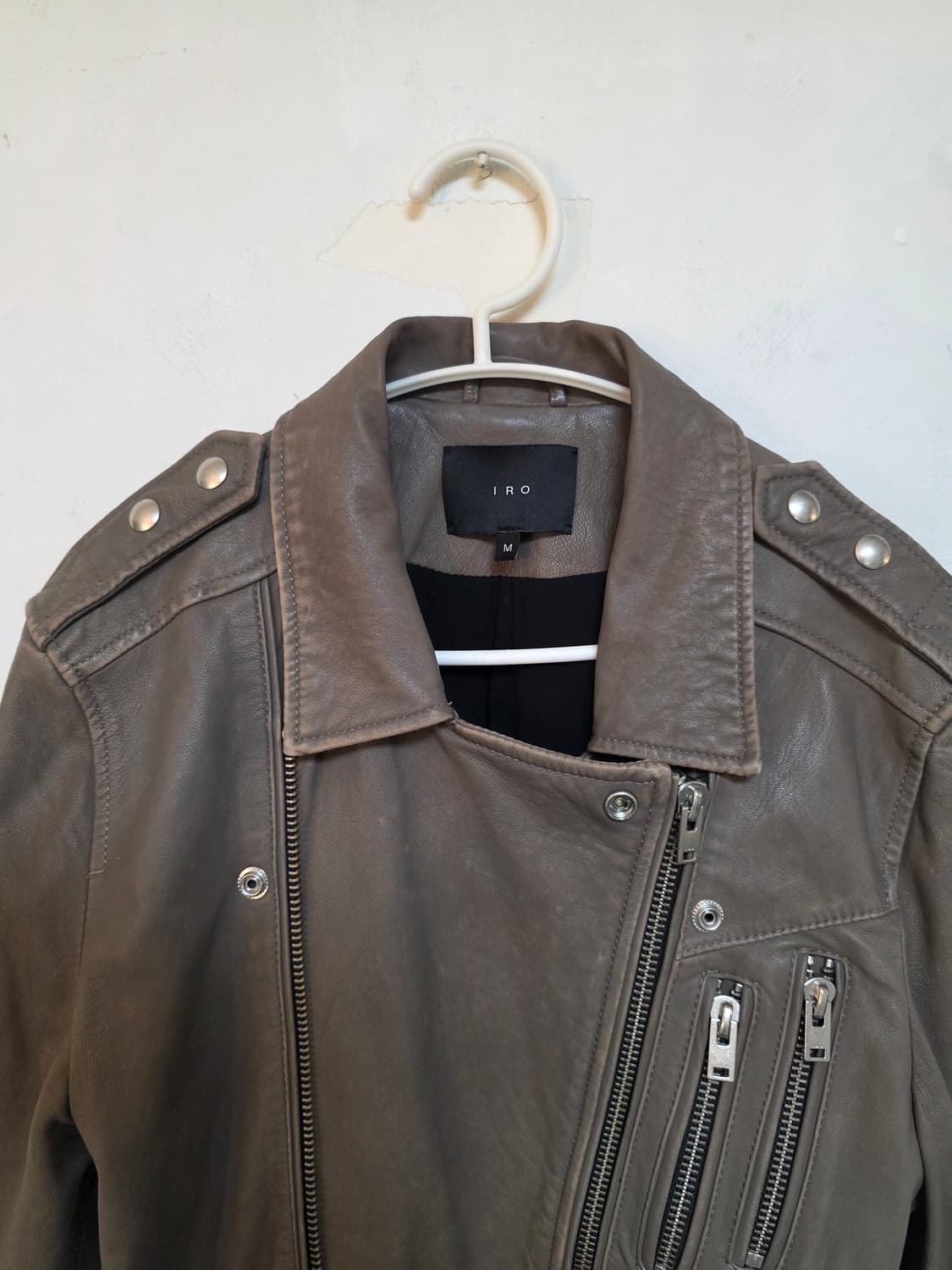 
IRO 양가죽 라이더 자켓 M 
 상품이미지4