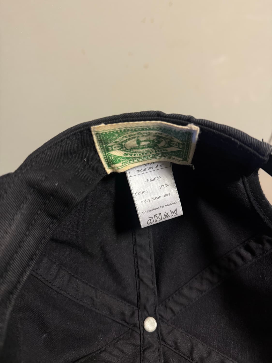 STU 패치 볼캡 모자 블랙 상품이미지4