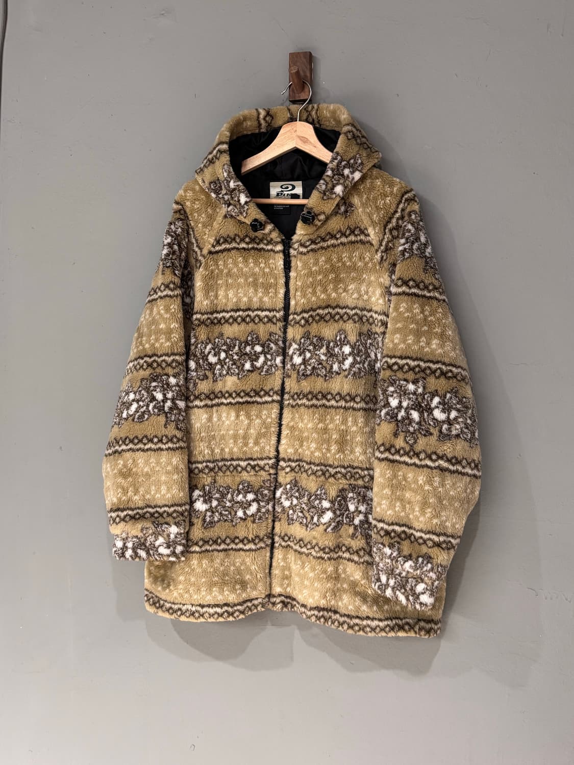 Piko 피코 패턴 플리스 후드집업  상품이미지1