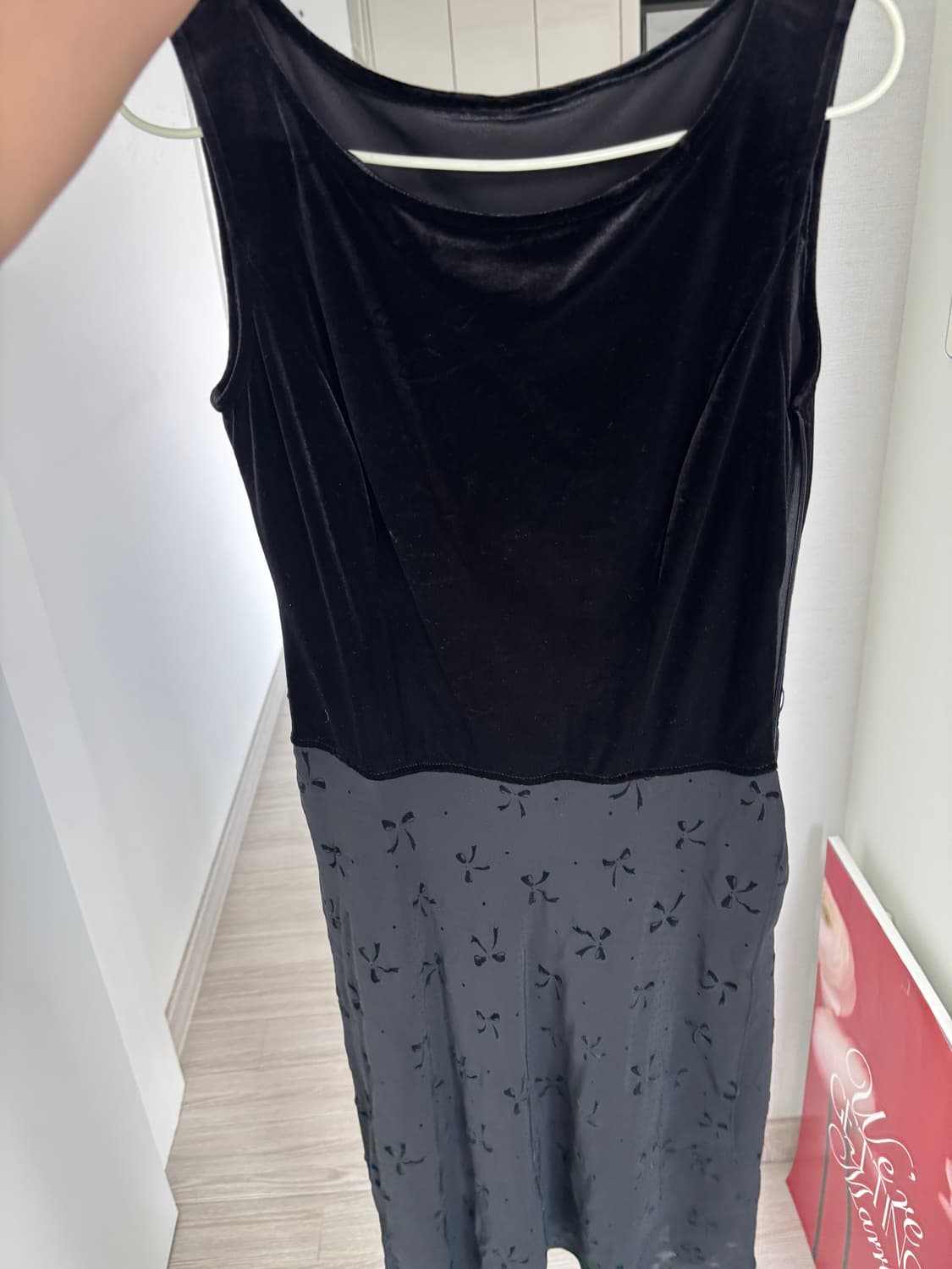 빈티지 벨벳 원피스 상품이미지4