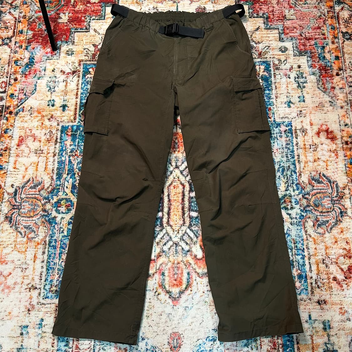 [XL] 노스페이스 재팬 벨티드 카고 팬츠 카키 상품이미지1