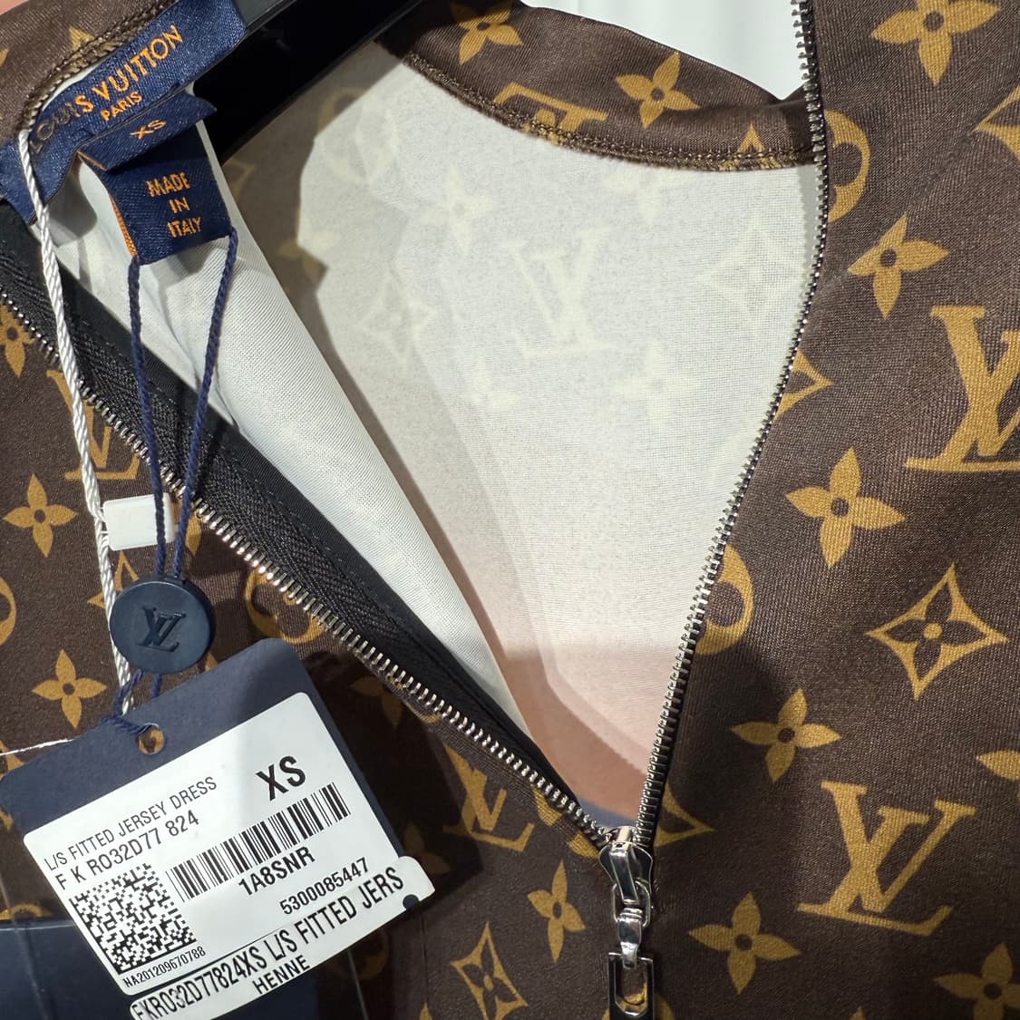 (XS) 루이비통 버질아블로 모노그램 저지 핏 드레스 상품이미지6