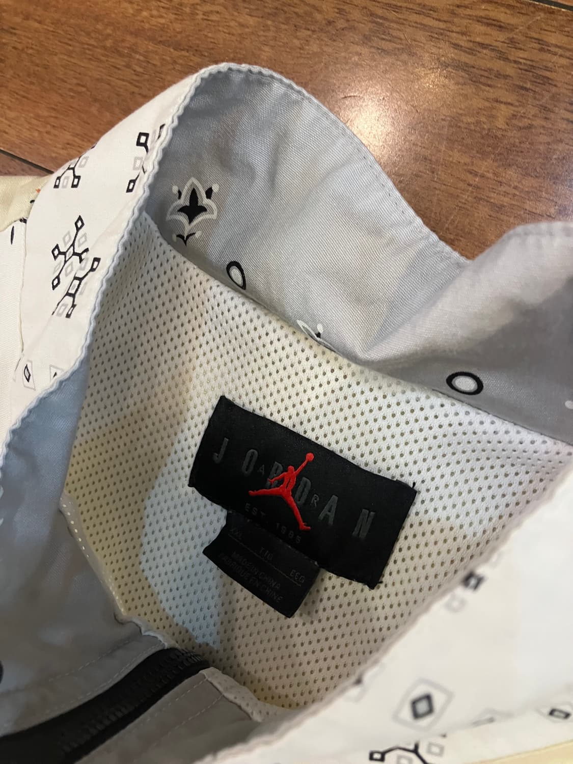 나이키 조던x러셀 웨스트 브루와이낫 패치워크 아노락XL 상품이미지6