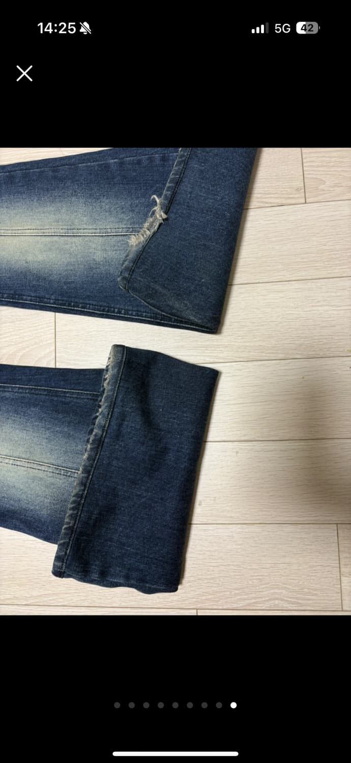 므넴 로우 부츠컷 데님 미듐 상품이미지4