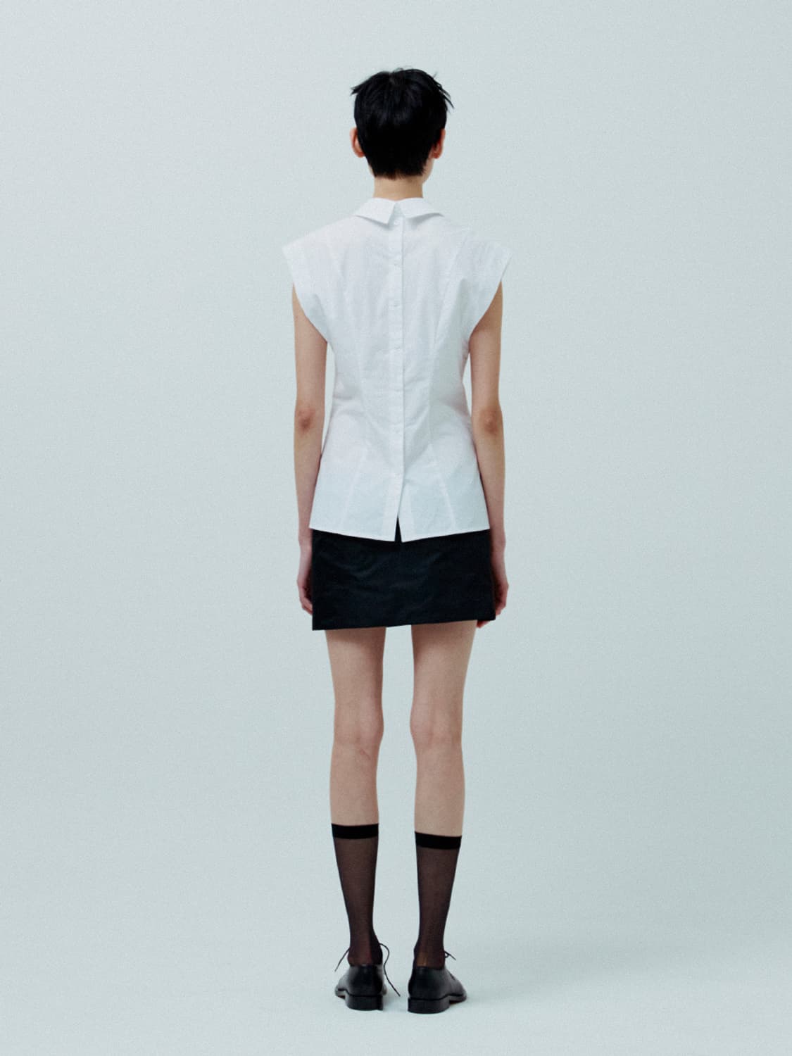MINI WRAP SKIRT (BLACK) 상품이미지4