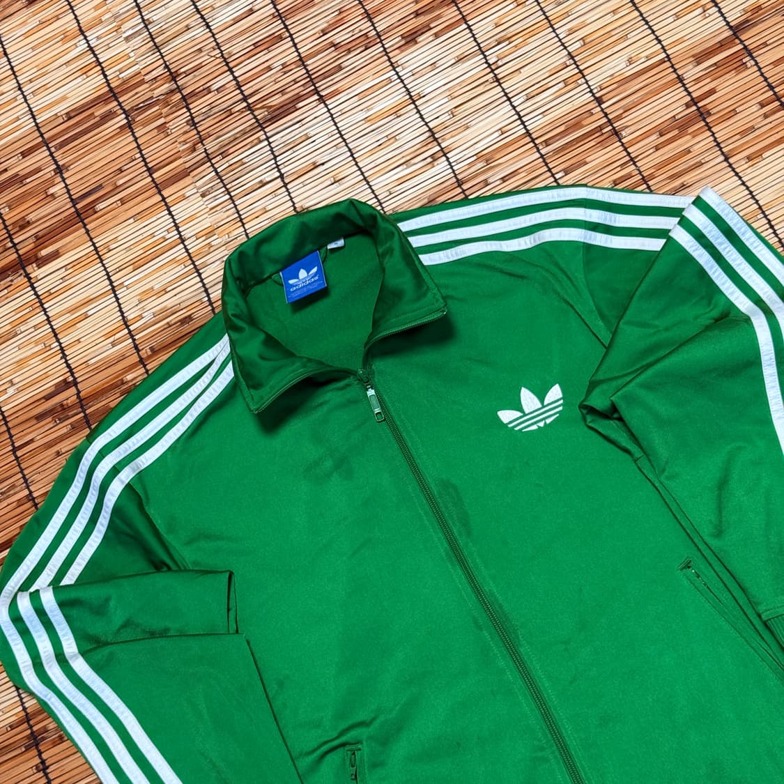 아디다스 그린 파이어버드 트랙탑 져지 m 상품이미지3