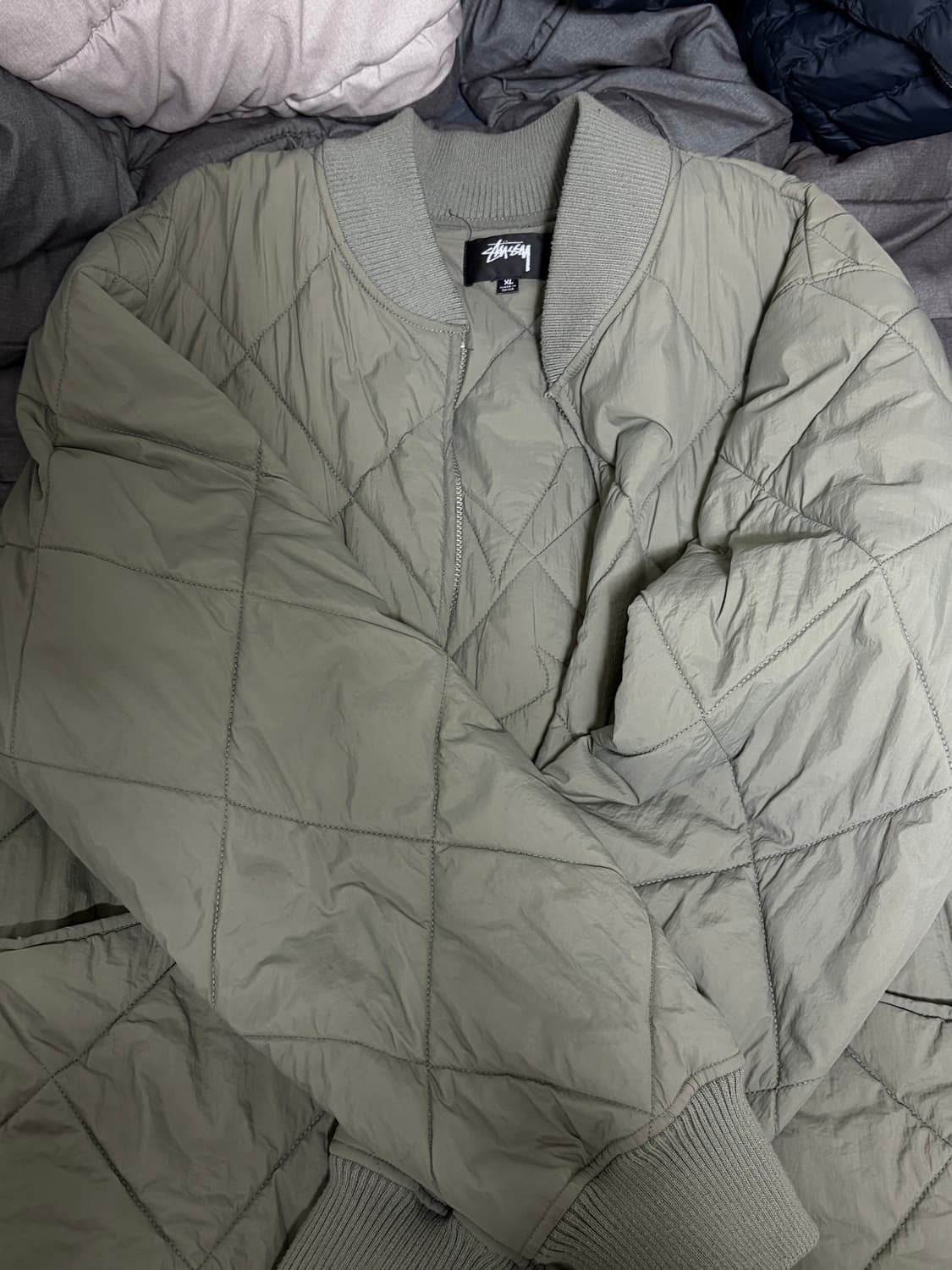 스투시 다이스 퀄티드 라이너 자켓 XL 상품이미지2