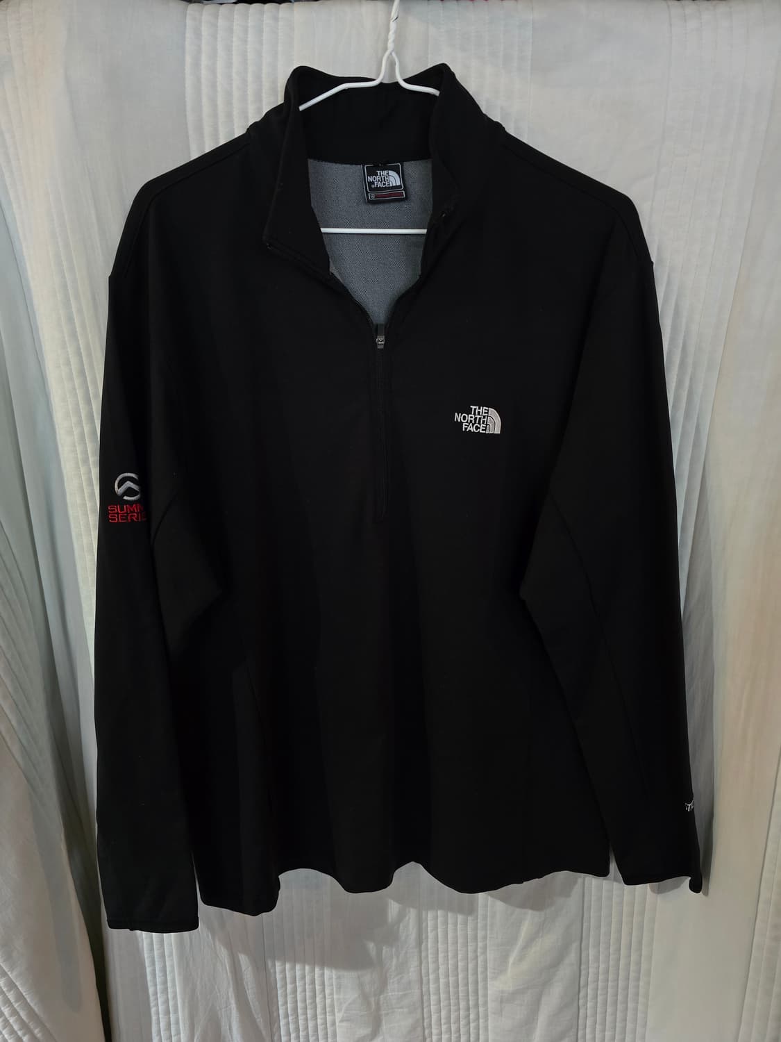 노스페이스 써미트 검정 반집업 상품이미지2