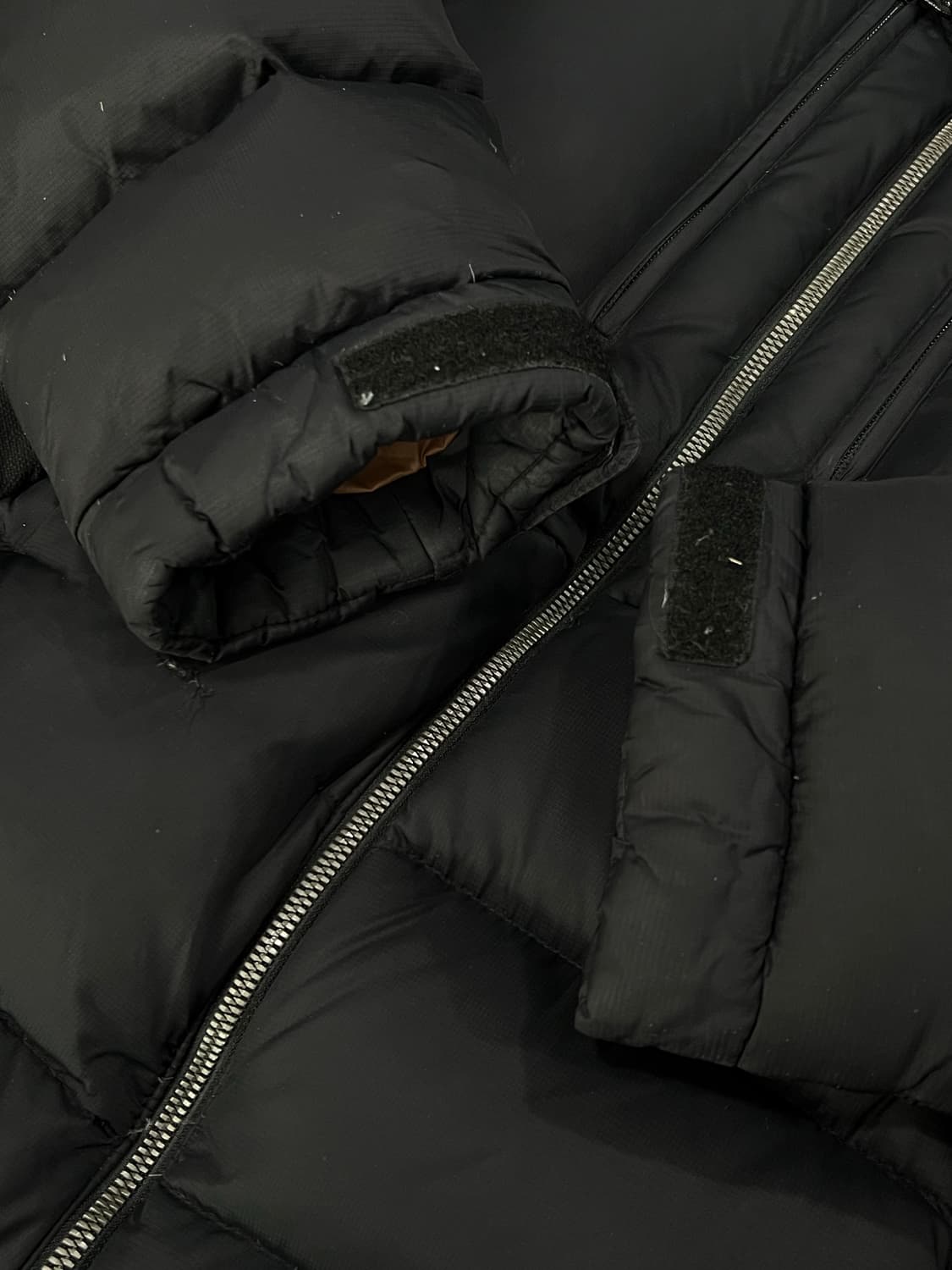 노스페이스 아이거 구스다운 패딩 점퍼 블랙 상품이미지6