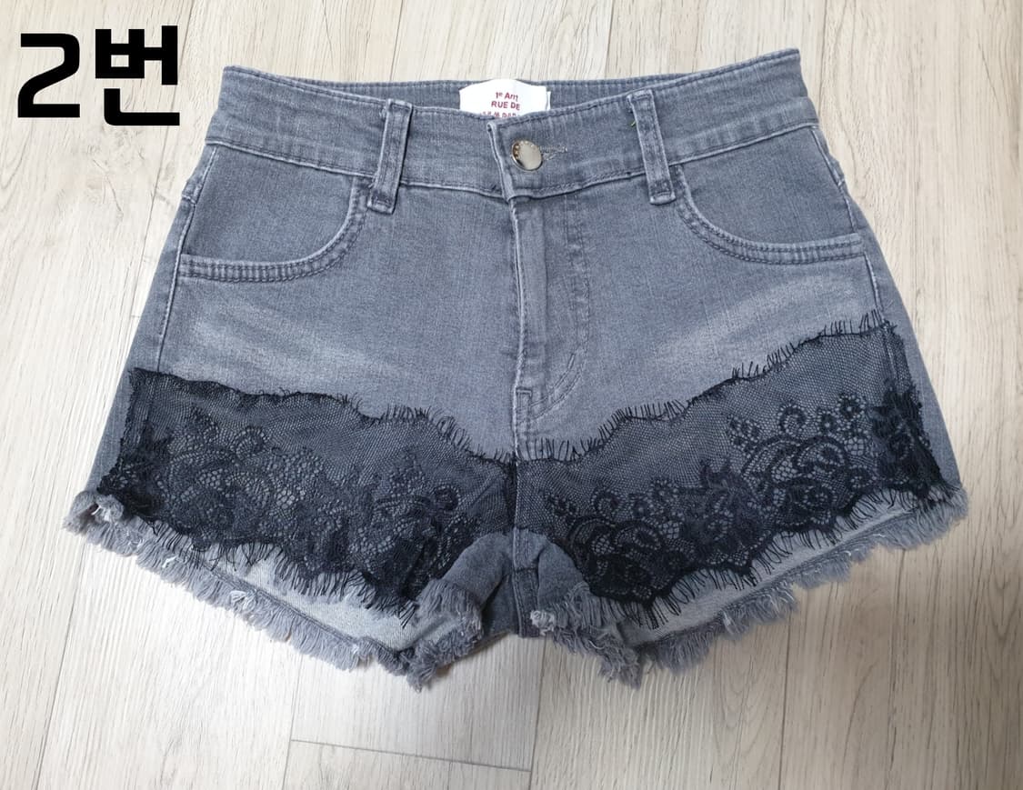 반바지 데님 숏팬츠 2개~ 상품이미지6