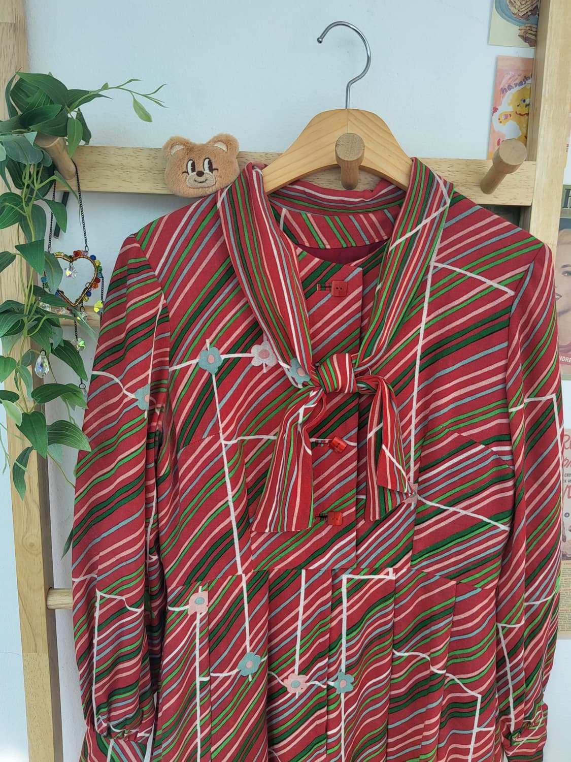 레트로 플라워 빈티지 원피스 상품이미지6