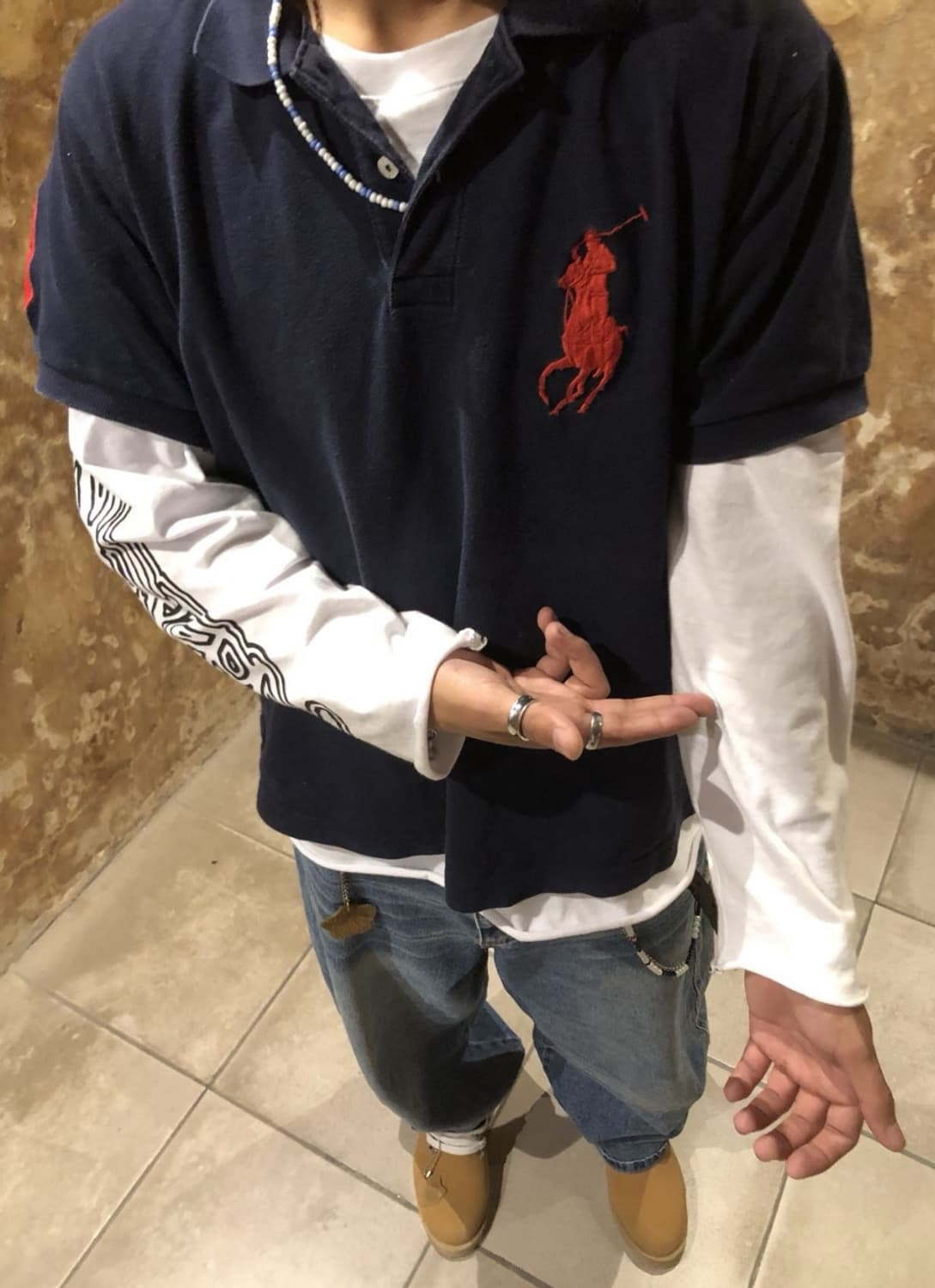 폴로 빅포니 블랙 레드 상품이미지1