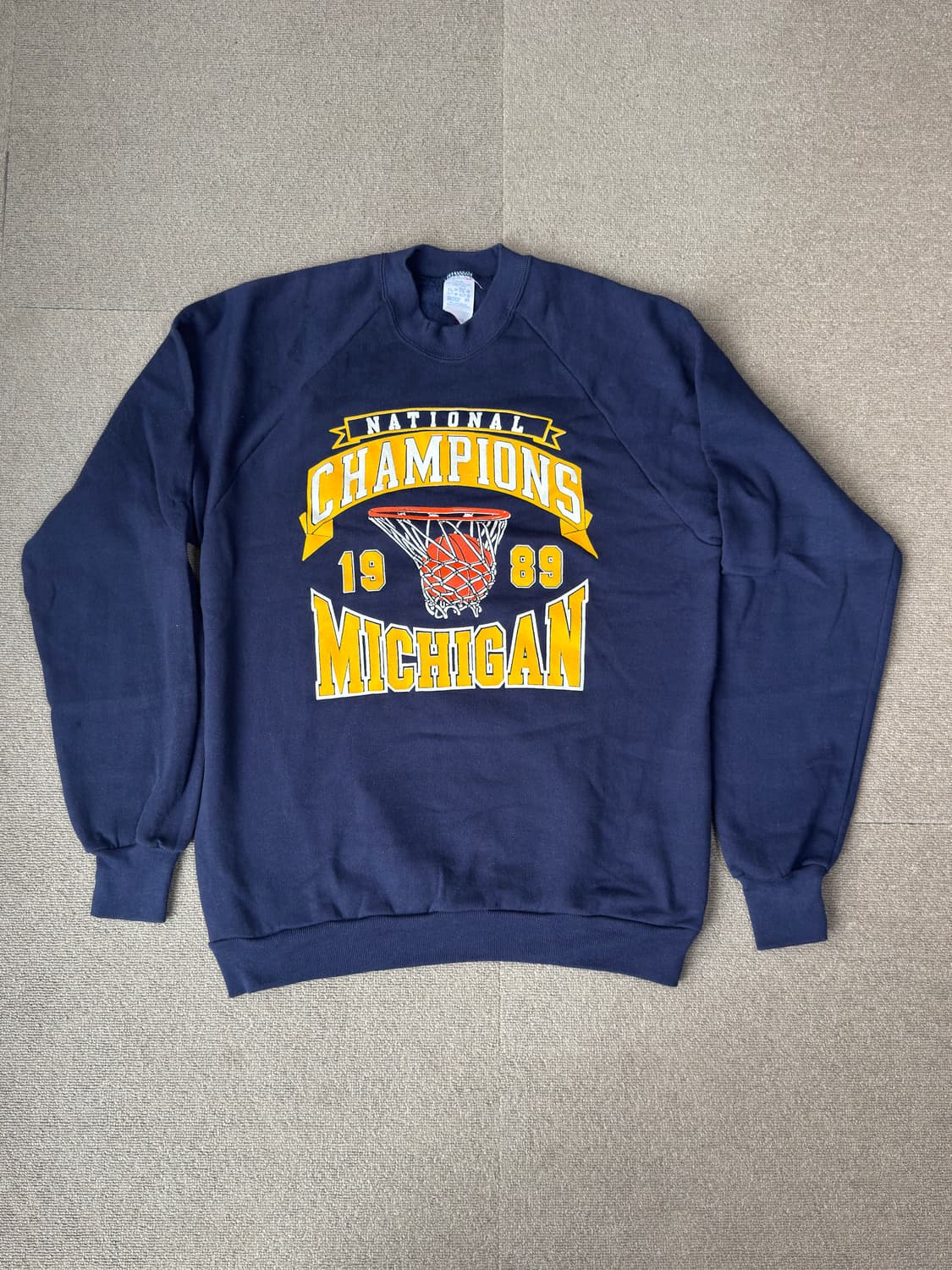 1989 미시간 챔피언십 컬리지 스웻 셔츠 맨투맨 상품이미지1