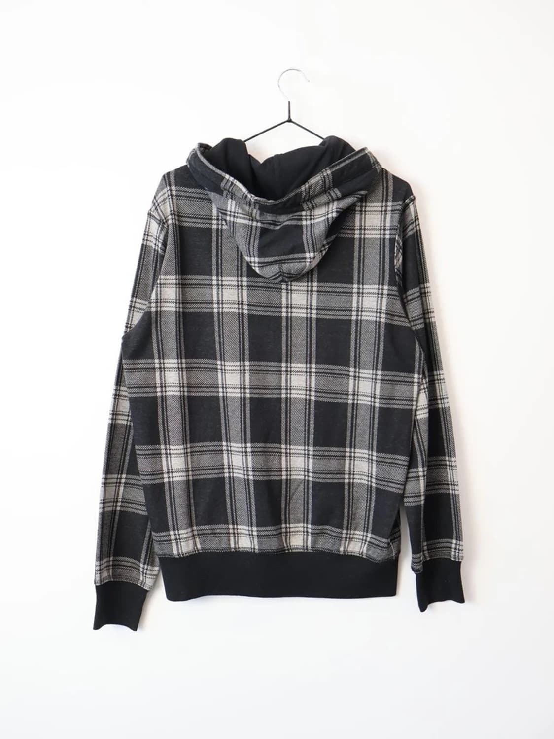 BACK NUMBER Plaid Pullover Hoodie 상품이미지3