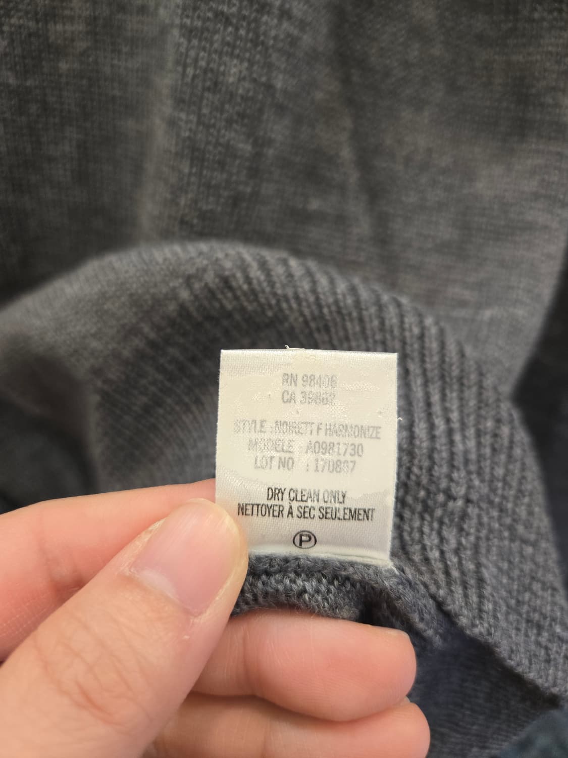 [쿨거환영]Theory  울 혼방 페어아일 패턴 스웨터 상품이미지5