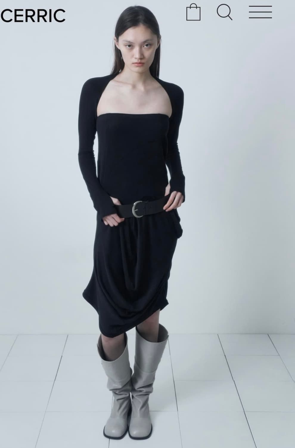 세릭 CERRIC SHELL LONG SKIRT 상품이미지1