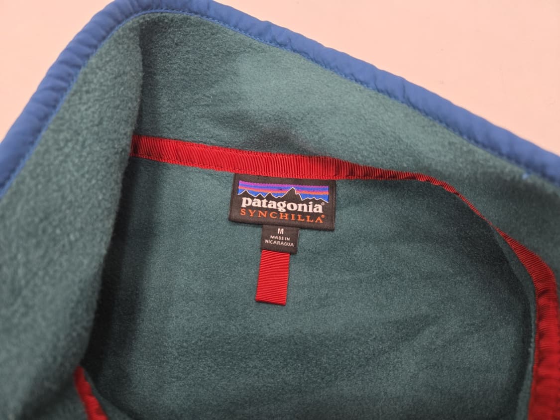 15FW 파타고니아 신칠라 스냅-T 에메랄드/블루 상품이미지2