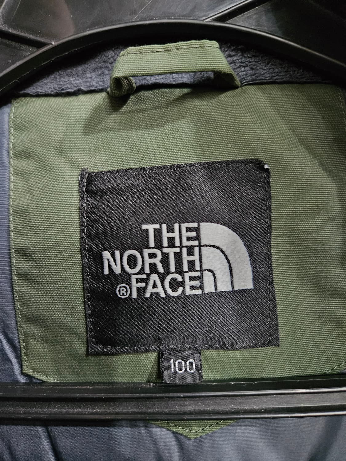노스페이스 하이벤트 그린 남성 100 구스다운 패딩  상품이미지3