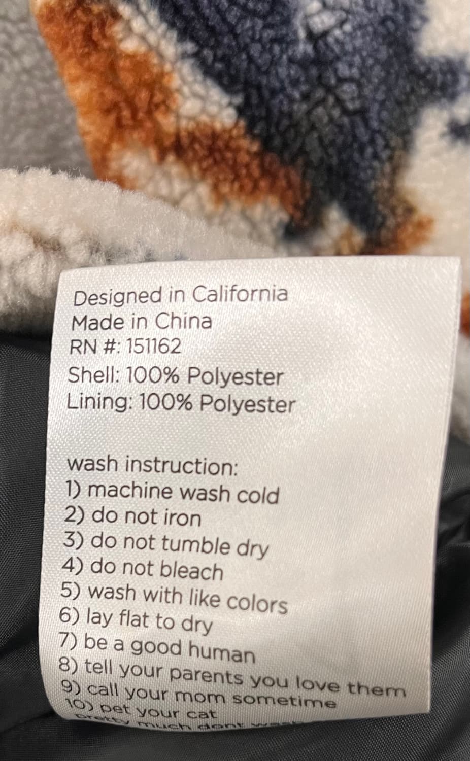 립앤딥 RIPNDIP 플리스 자켓 M 상품이미지4