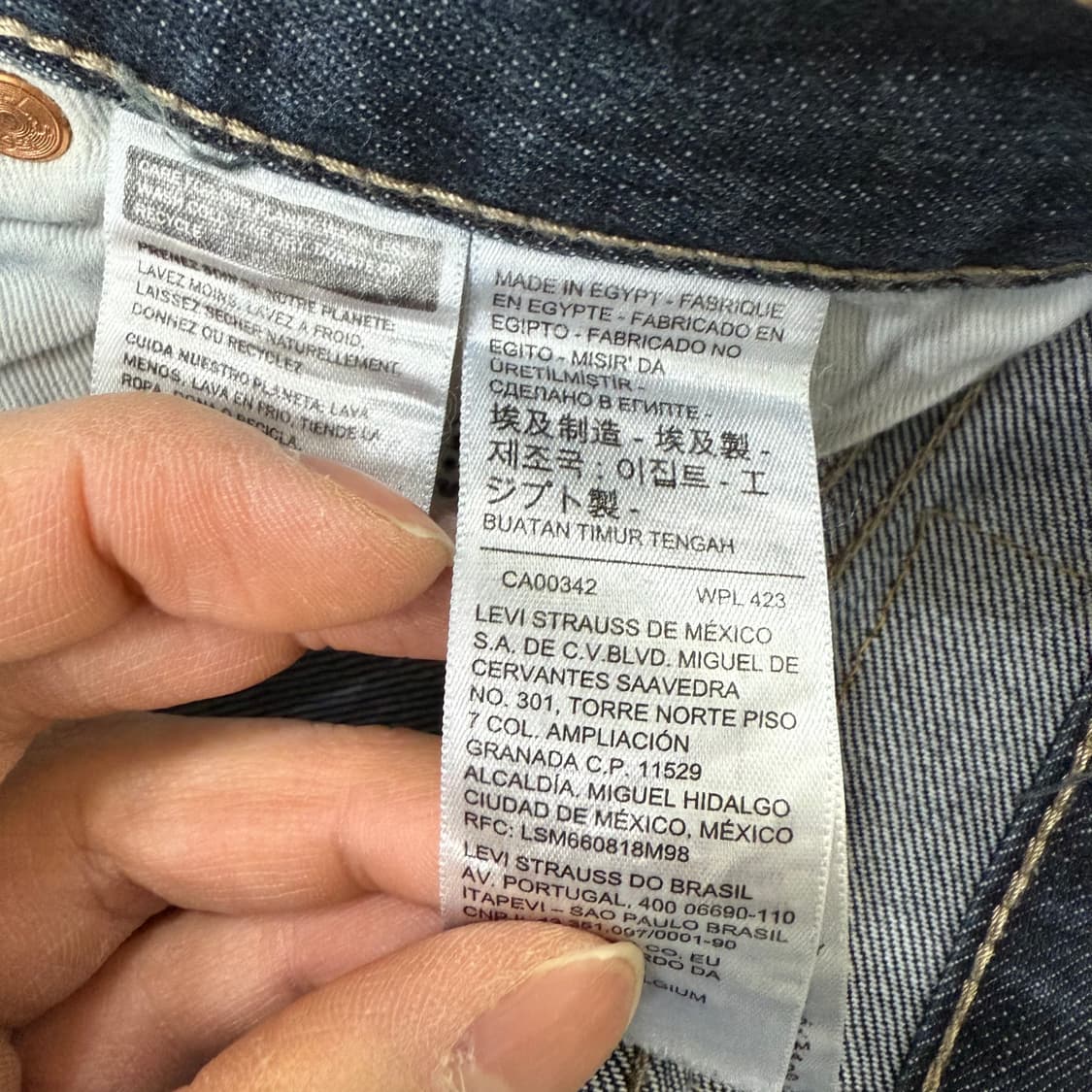 [W33 L30] 리바이스 501 데님 팬츠 0102T1 상품이미지4