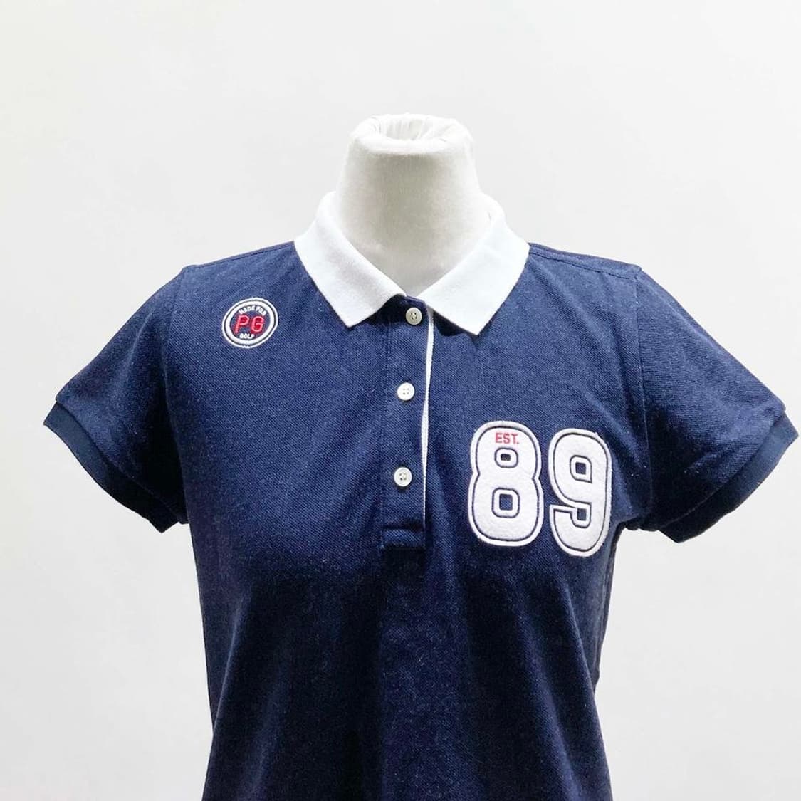 파리게이츠 정품 여성골프반팔티 90 네이비 진스센스 상품이미지2