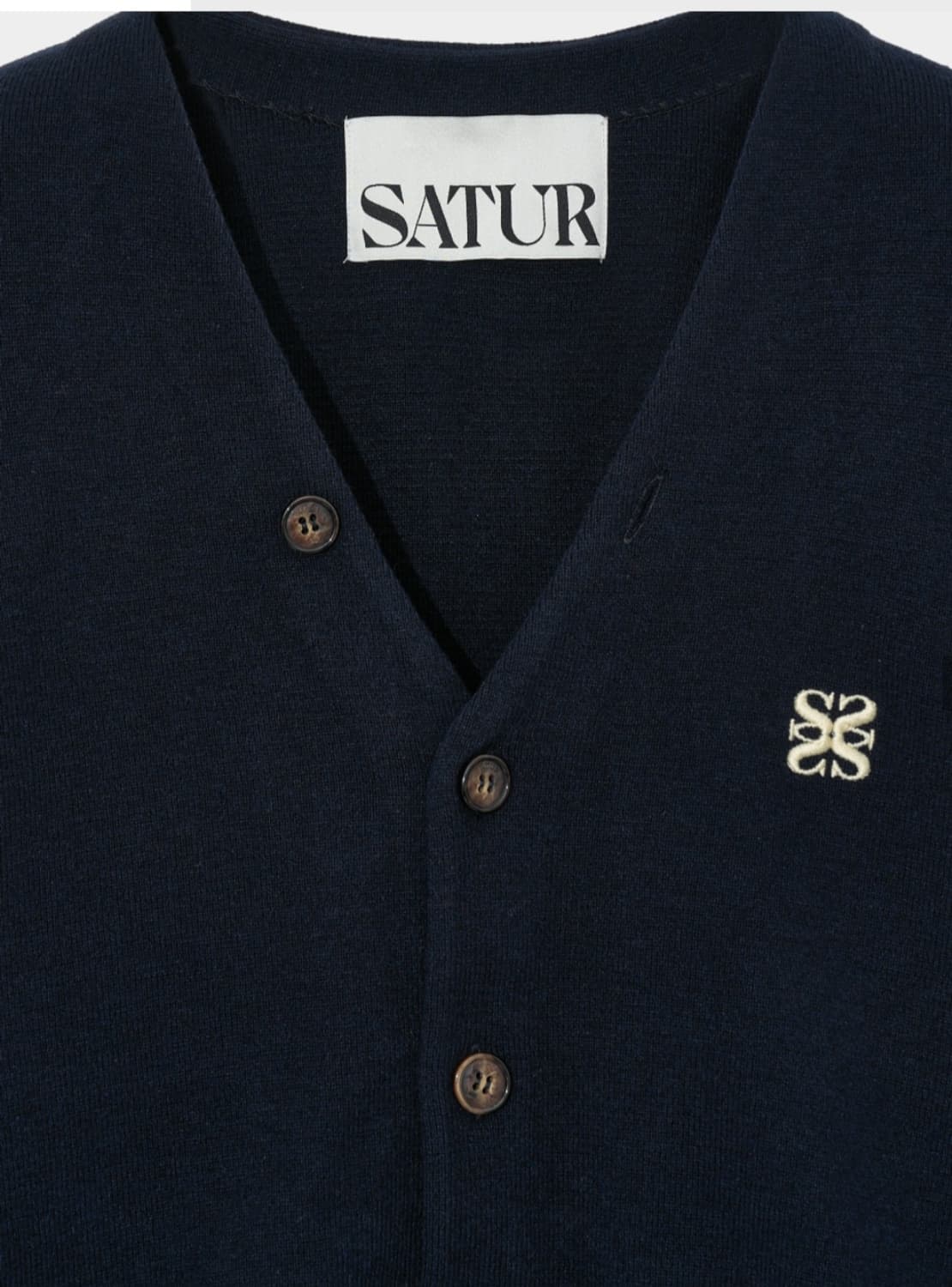 세터 파로 클래식 로고 보머 가디건 브리즈 네이비 상품이미지4