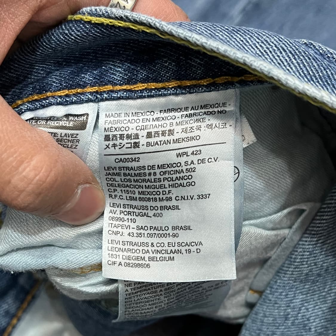  리바이스 505 데님팬츠 y15260 상품이미지6