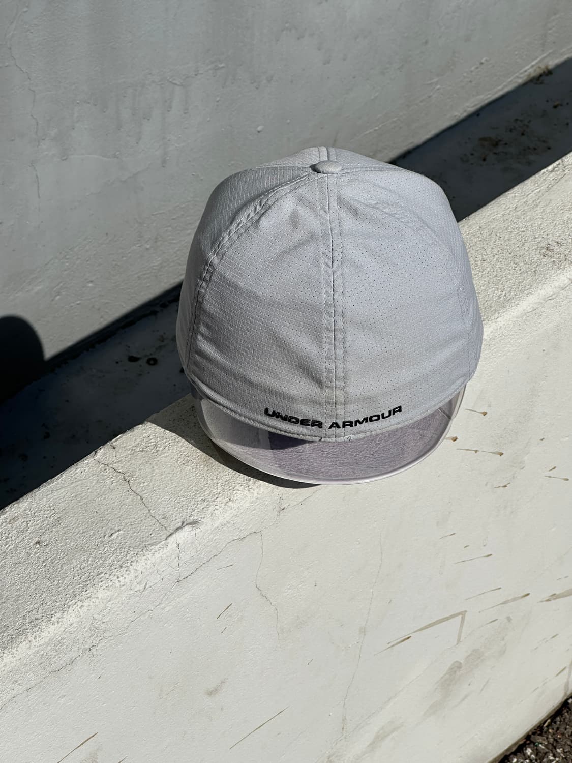 [M-L] 언더아머 로고 그레이 볼캡 모자 상품이미지4